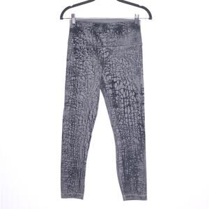 LULULEMON Wunder Train High-Rise Tight Thread Dye Rover Black Active Women's 6